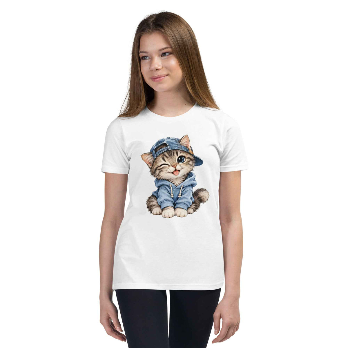 Cool cat Youth Short Sleeve T-Shirt