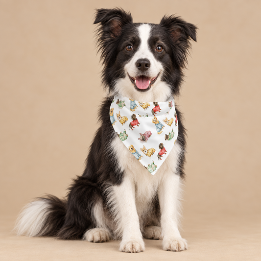 Cute dogs, Dog bandana