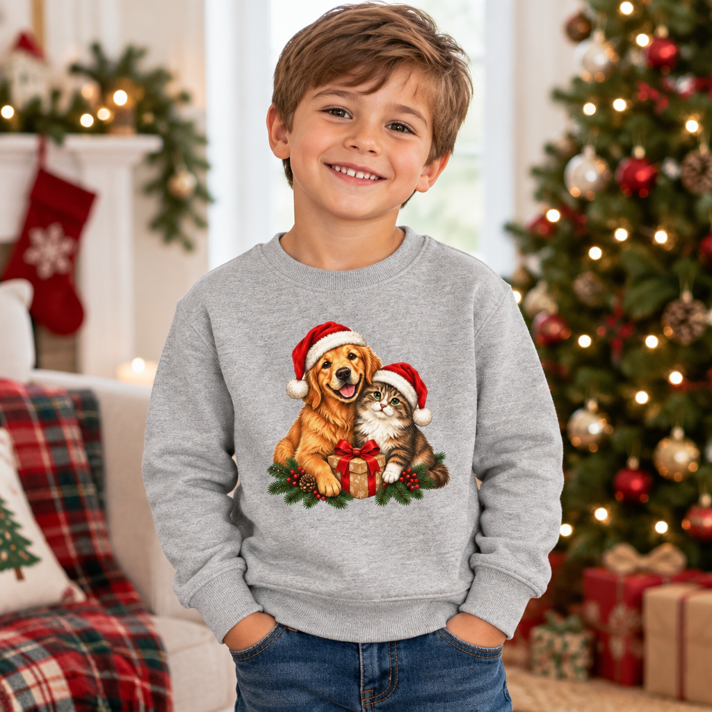 Christmas Kids’ Crew Neck Sweatshirt