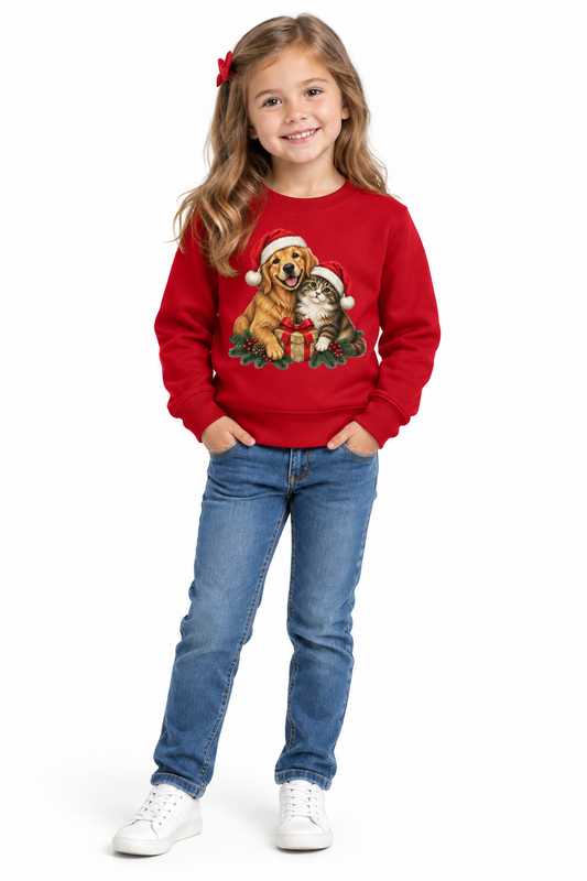 Christmas Kids’ Crew Neck Sweatshirt