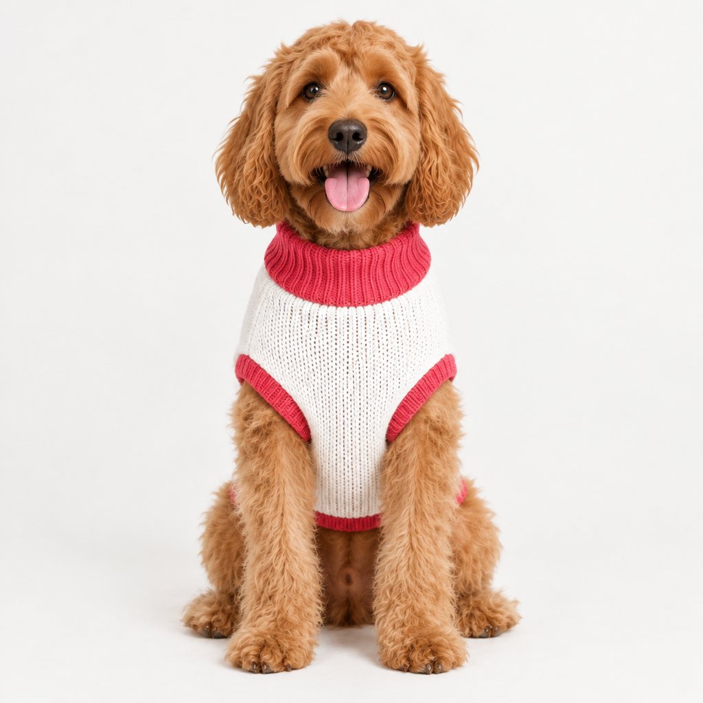 Love Knitted pet sweater