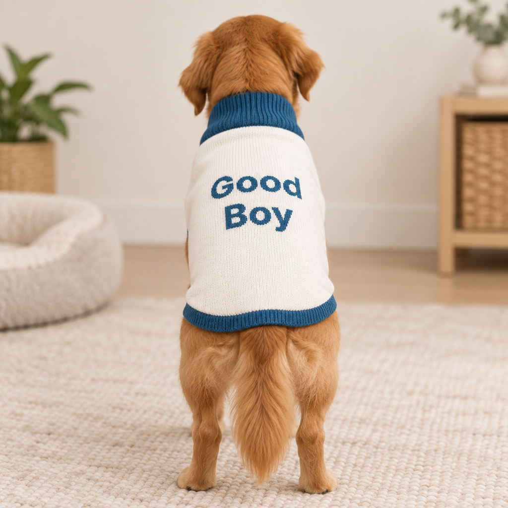 Good Boy Knitted pet sweater