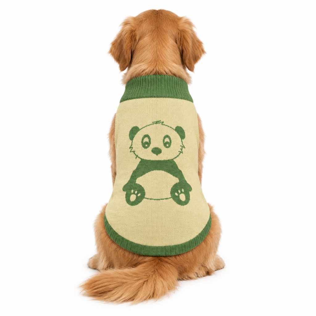Panda Knitted pet sweater