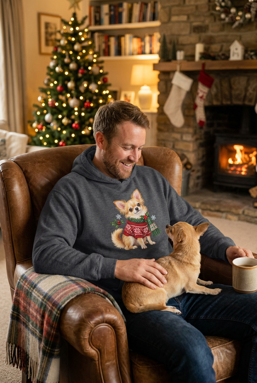 Chihuahua Christmas Unisex Hoodie