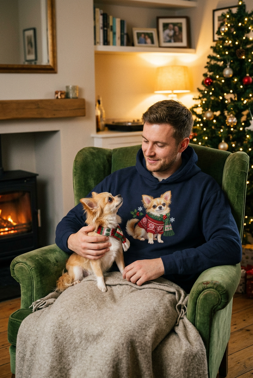 Chihuahua Christmas Unisex Hoodie