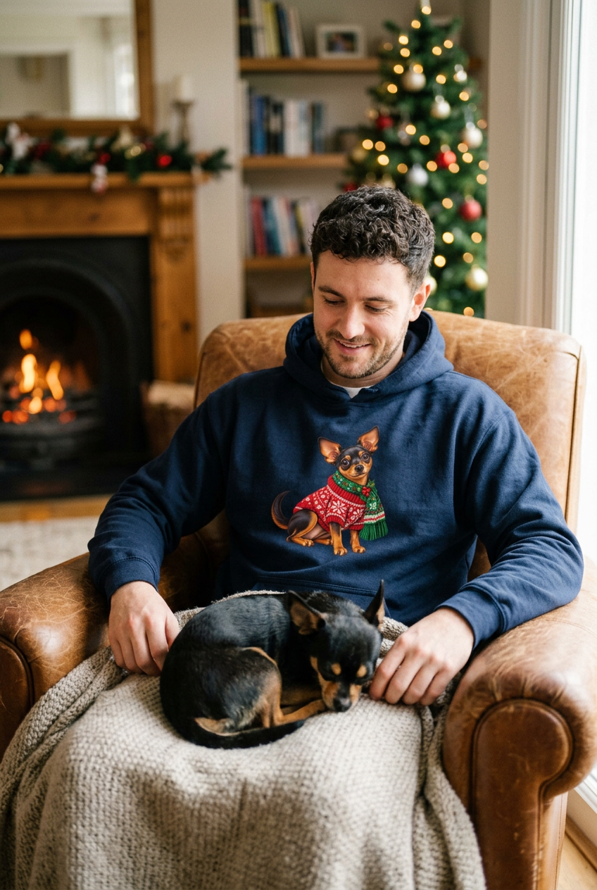 Pinscher Christmas Unisex Hoodie