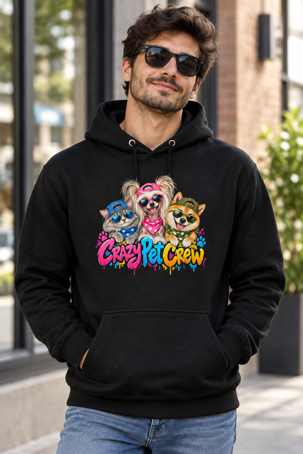 Crazy Pet Crew Unisex Hoodie