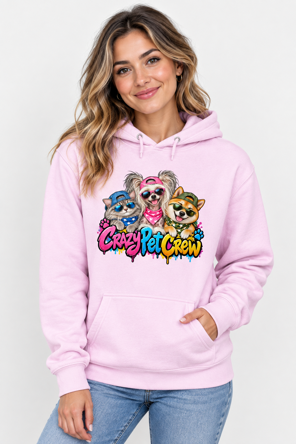 Crazy Pet Crew Unisex Hoodie