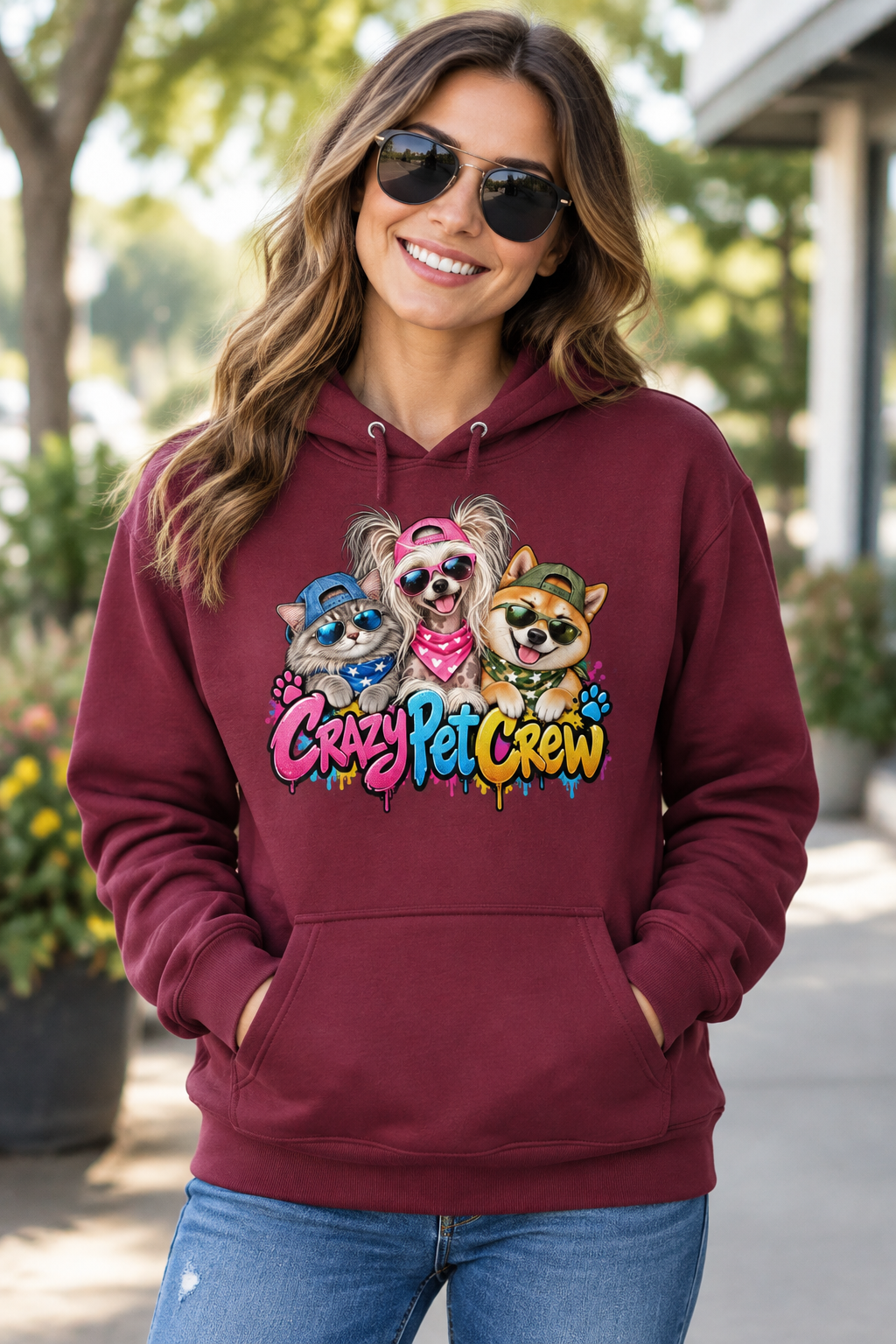 Crazy Pet Crew Unisex Hoodie