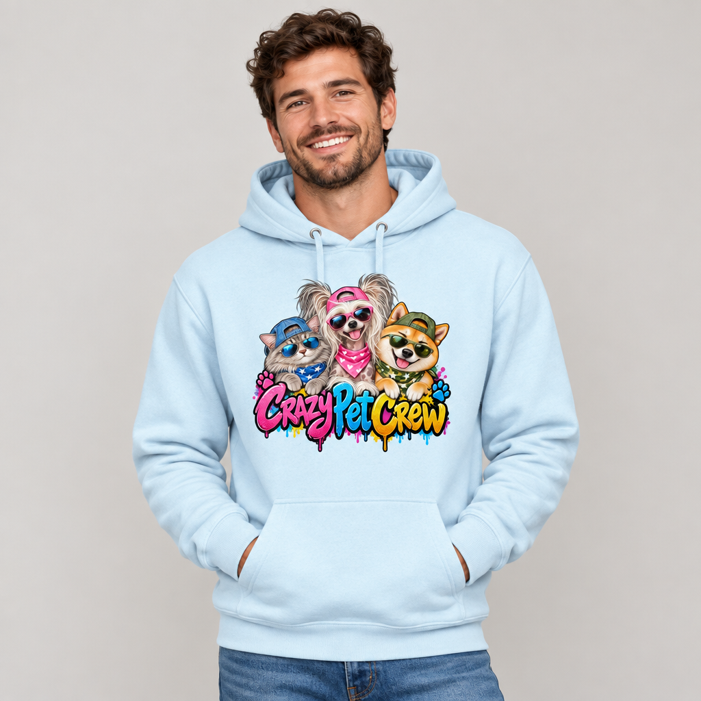 Crazy Pet Crew Unisex Hoodie