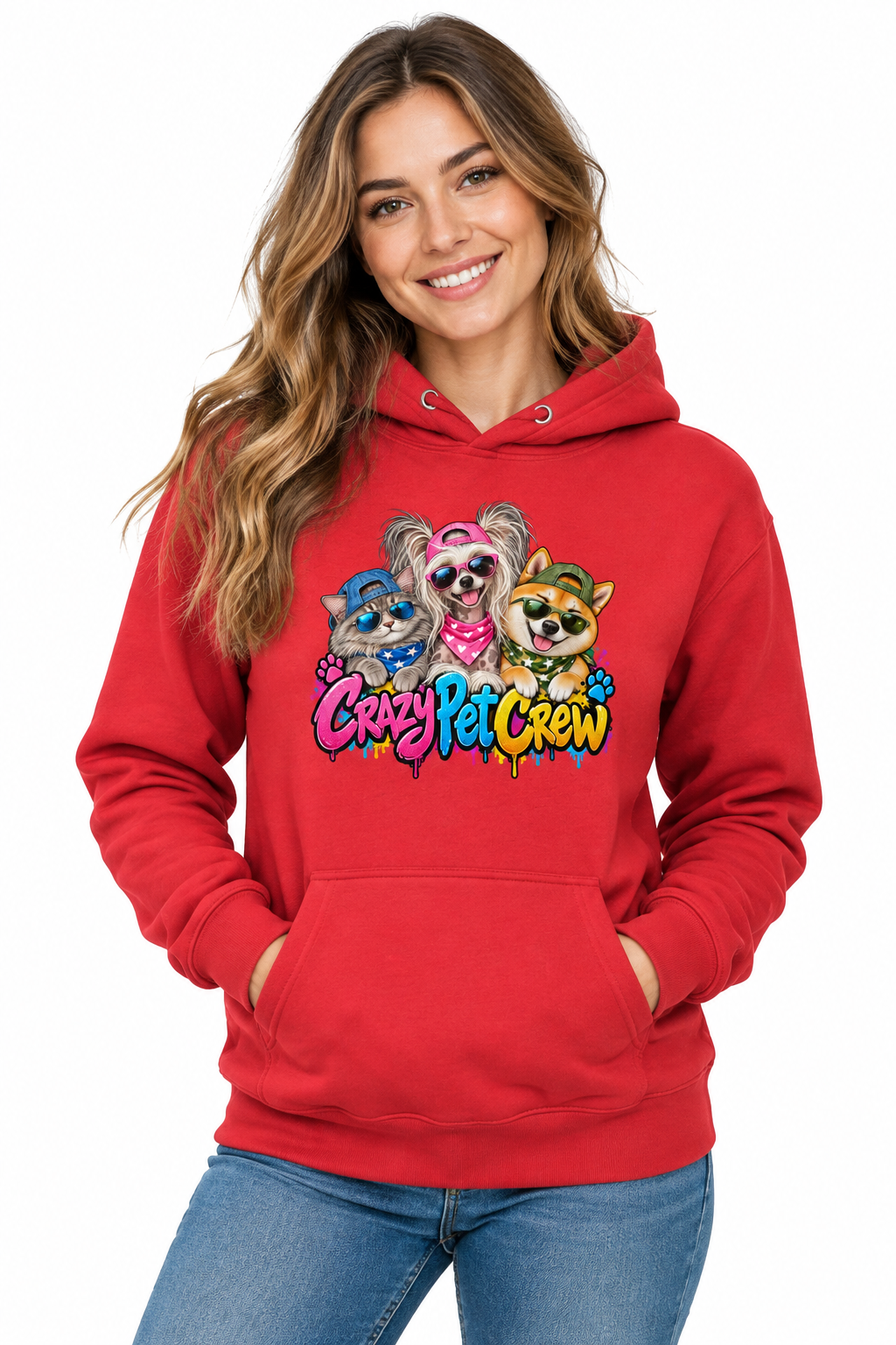 Crazy Pet Crew Unisex Hoodie