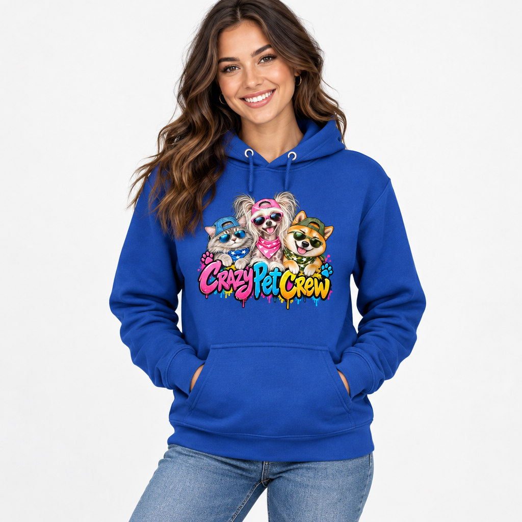 Crazy Pet Crew Unisex Hoodie