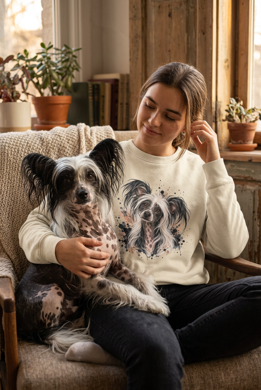 Chinese Crested Unisex Sweatshirt