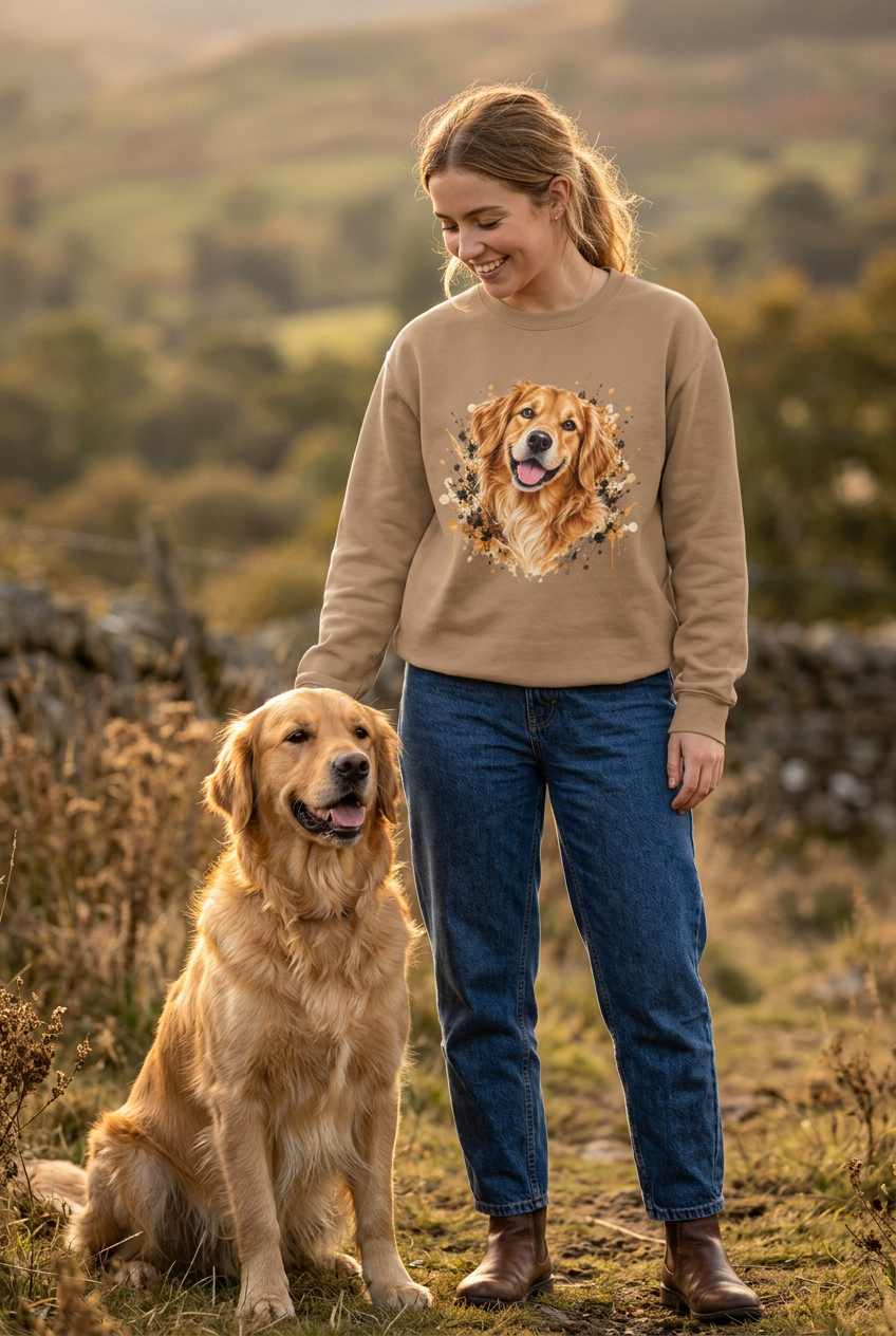 Golden Retriever Unisex Sweatshirt