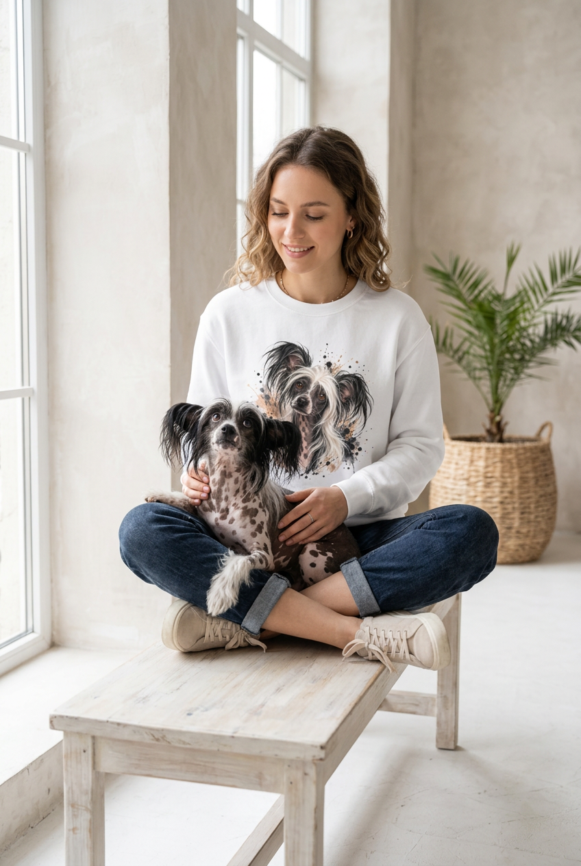 Chinese Crested Unisex Sweatshirt