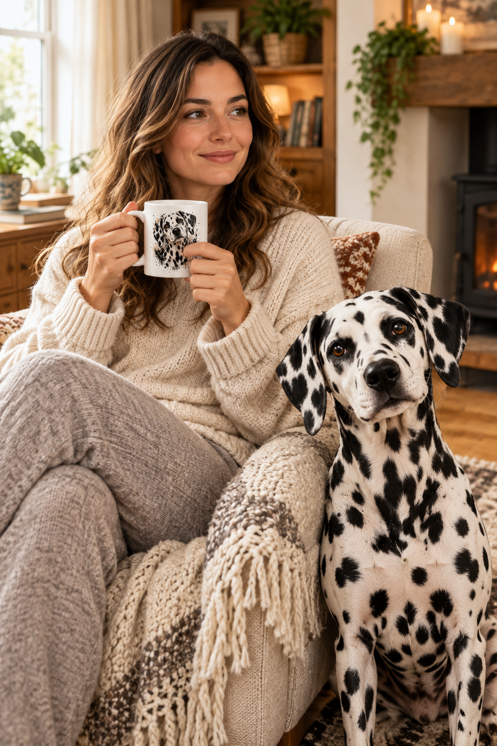 Cute Dalmatian mug