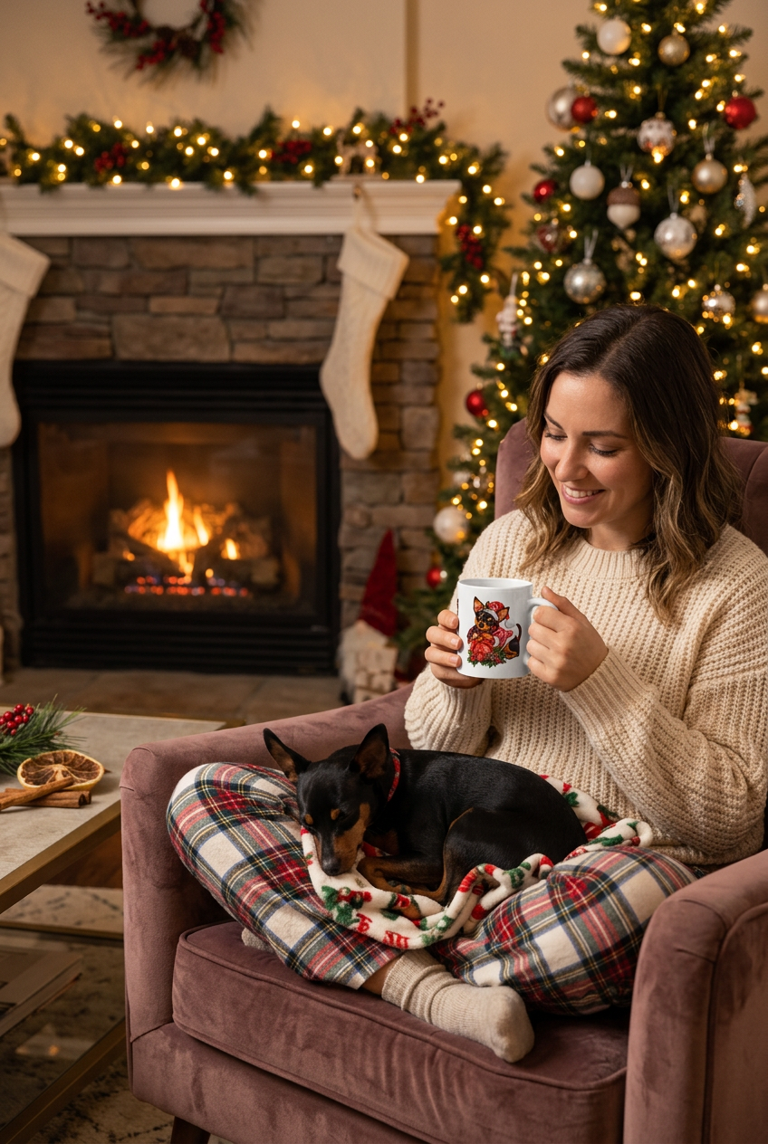 Pinscher Christmas mug