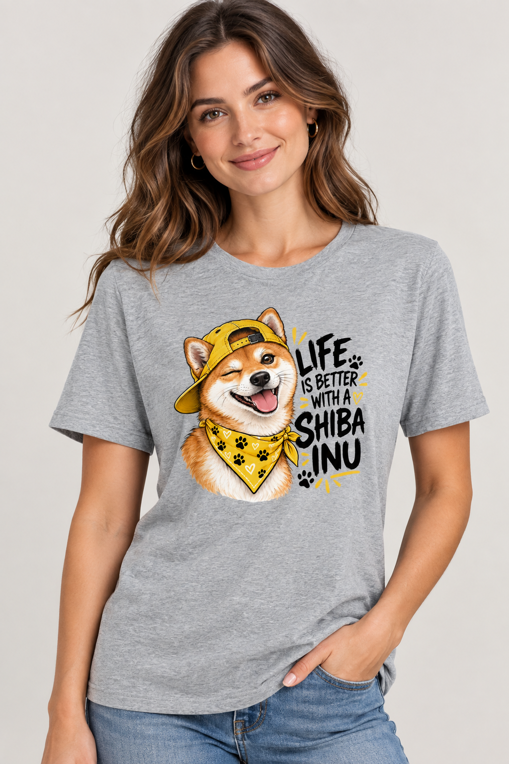 Life is better with a Shiba Inu Women's Relaxed T-Shirt