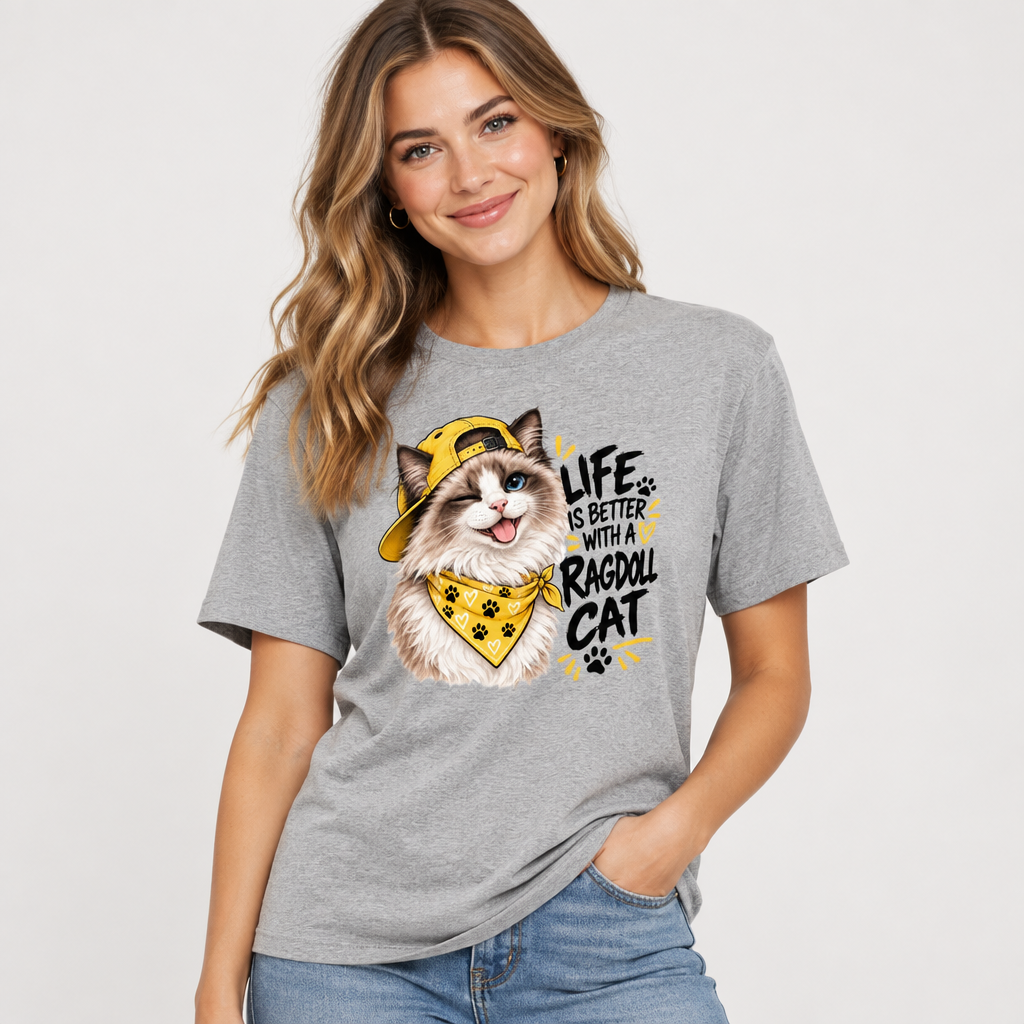 Life is better with a Ragdoll cat Women's Relaxed T-Shirt