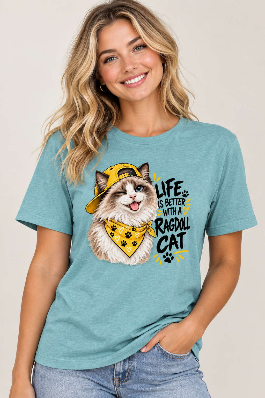 Life is better with a Ragdoll cat Women's Relaxed T-Shirt