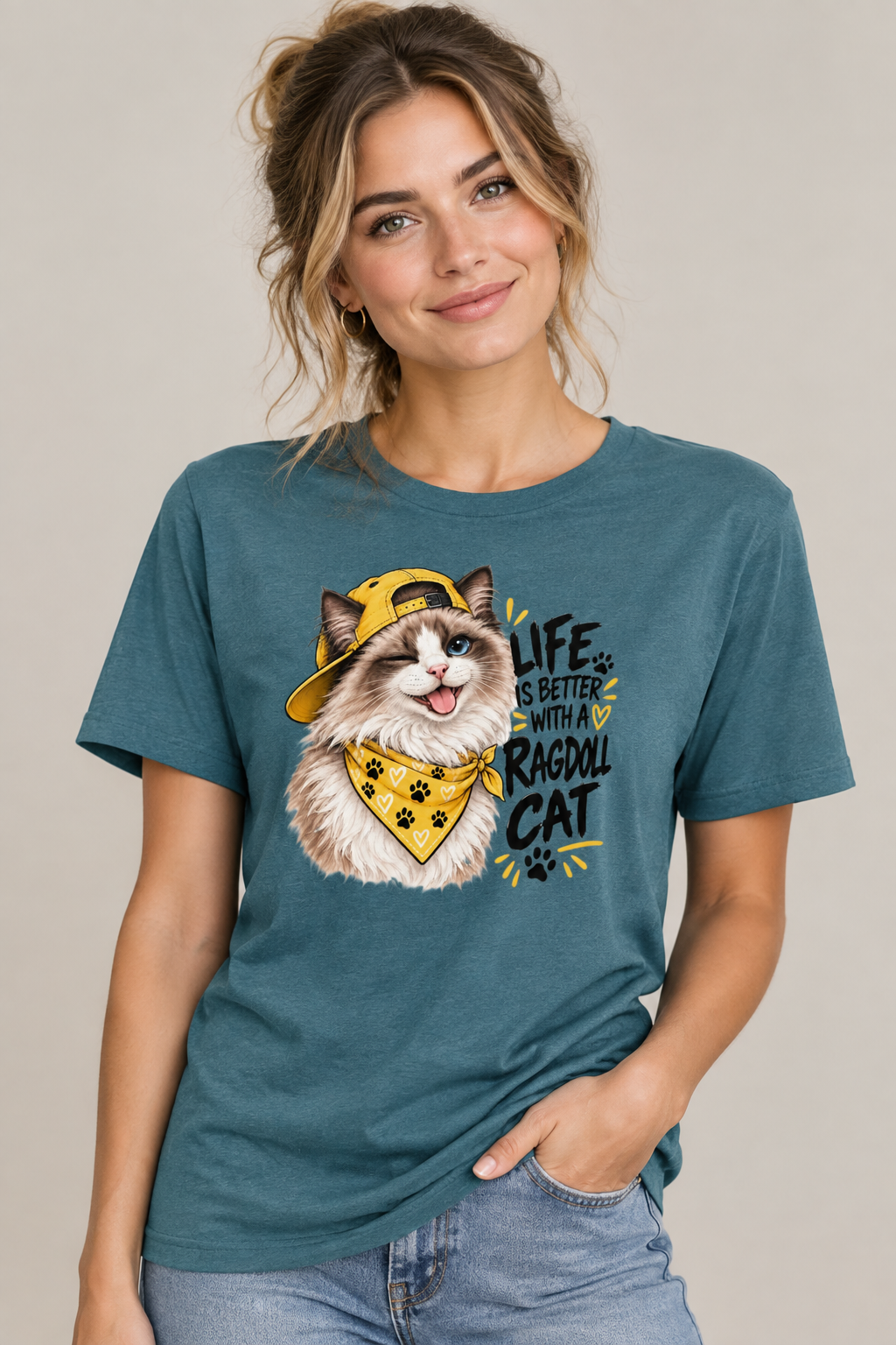 Life is better with a Ragdoll cat Women's Relaxed T-Shirt