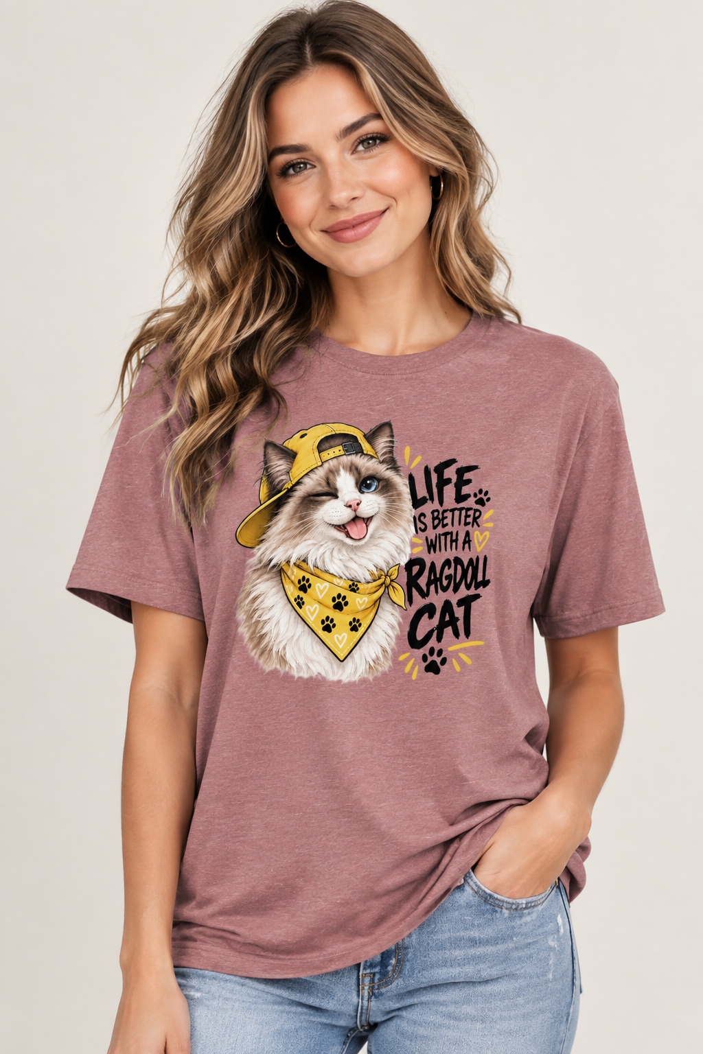 Life is better with a Ragdoll cat Women's Relaxed T-Shirt