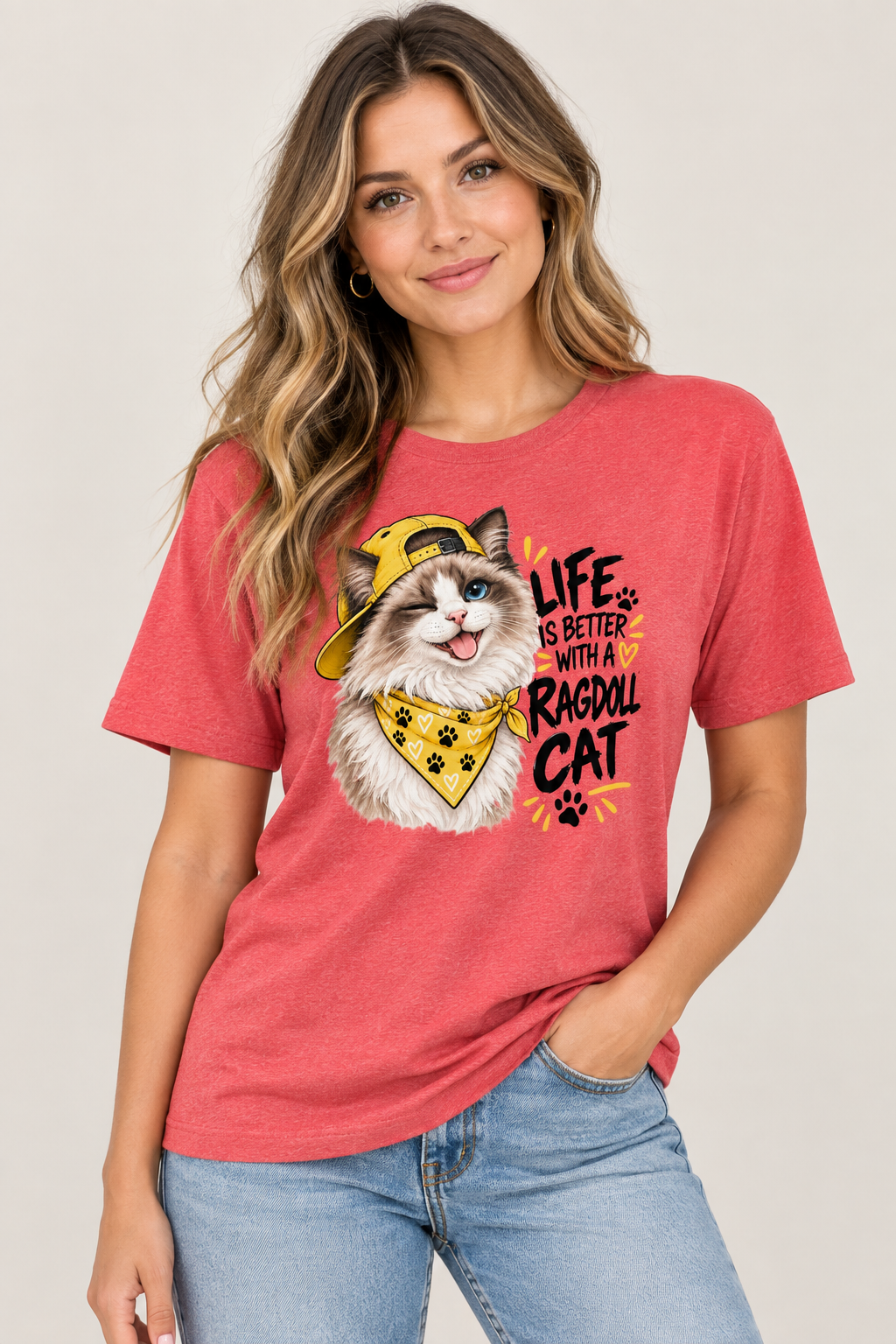Life is better with a Ragdoll cat Women's Relaxed T-Shirt