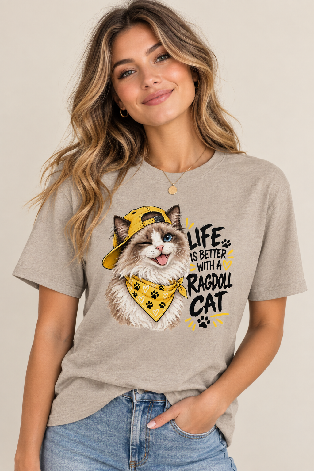 Life is better with a Ragdoll cat Women's Relaxed T-Shirt