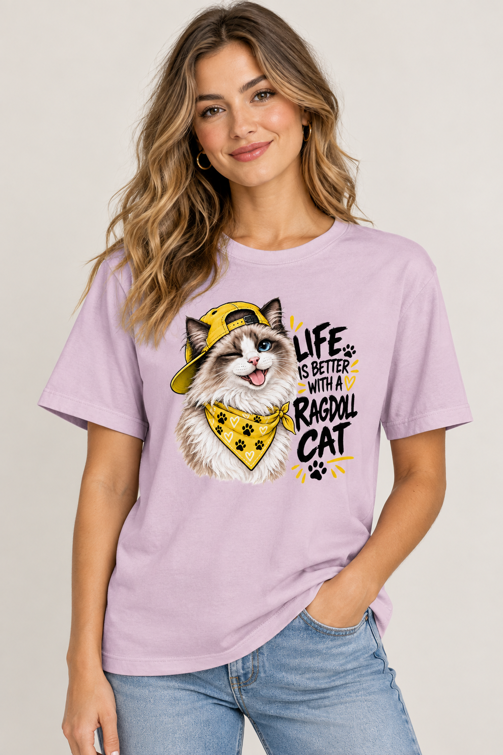 Life is better with a Ragdoll cat Women's Relaxed T-Shirt