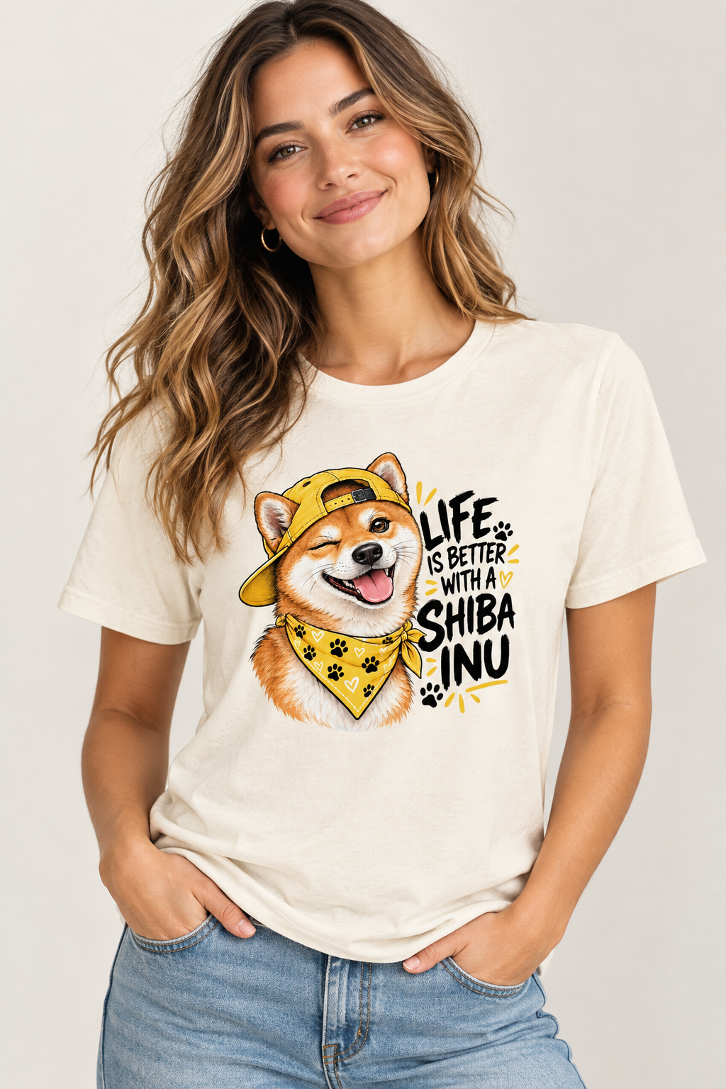 Life is better with a Shiba Inu Women's Relaxed T-Shirt