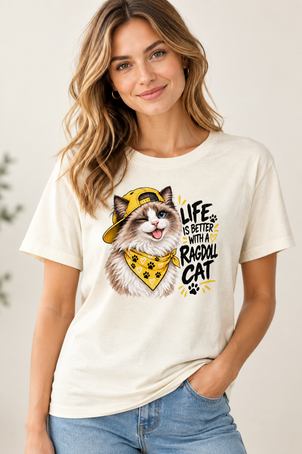 Life is better with a Ragdoll cat Women's Relaxed T-Shirt