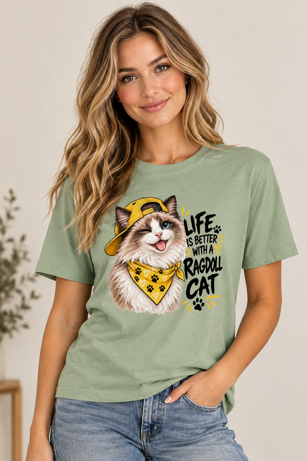 Life is better with a Ragdoll cat Women's Relaxed T-Shirt
