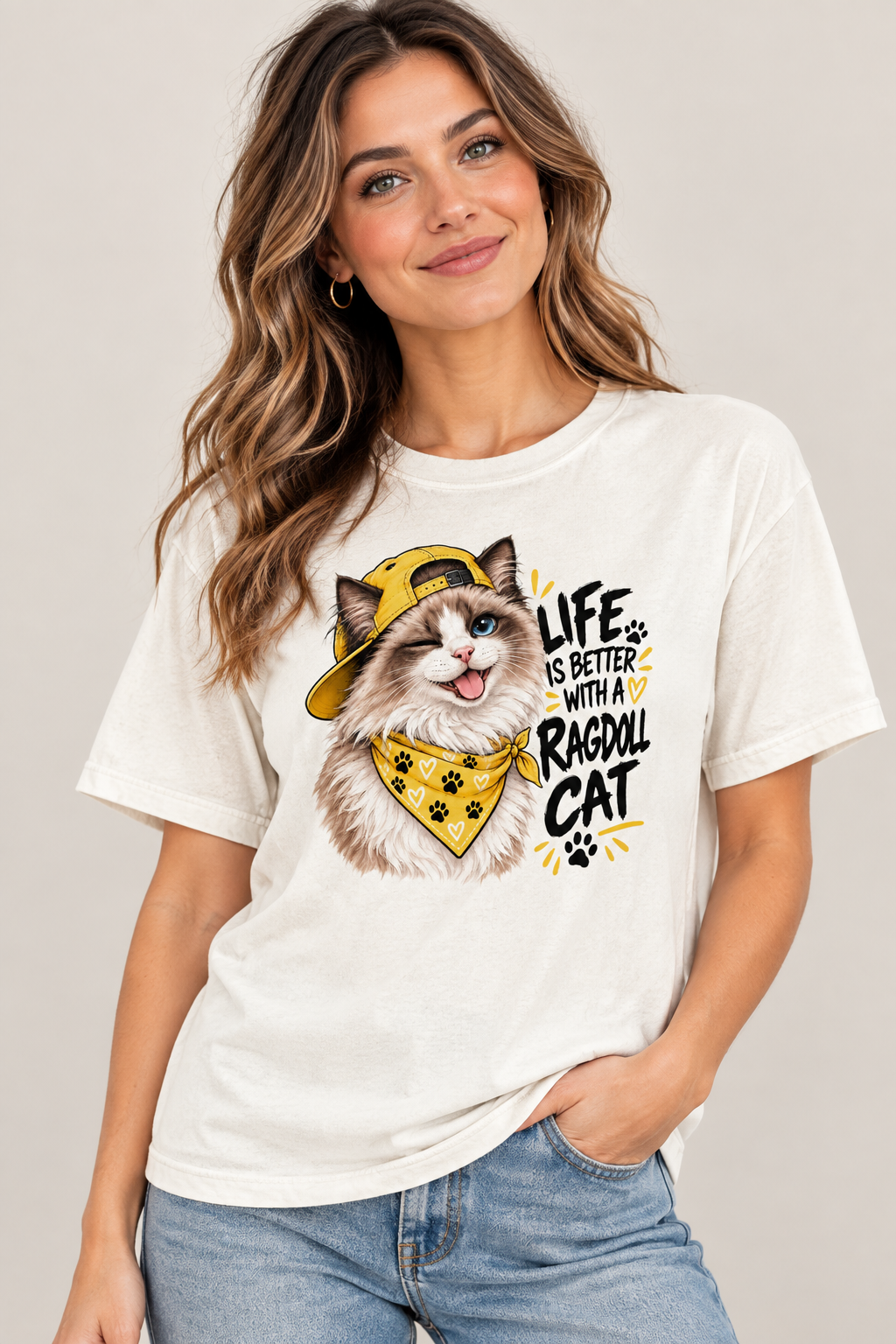 Life is better with a Ragdoll cat Women's Relaxed T-Shirt